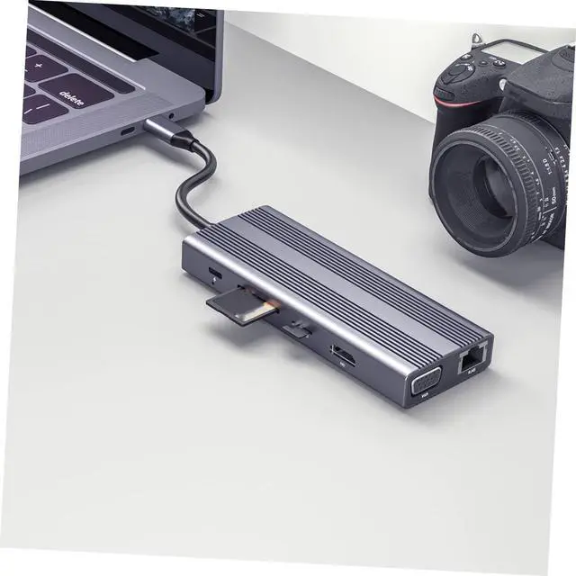 Alt view image 5 of 7 - KONTONTY Type- USB Hub Extender Multi-Port for Laptop USB Splitter Portable Data c