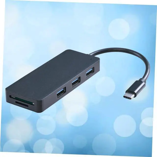 Alt view image 2 of 7 - jojofuny 3pcs 5 1 3 USB -c 1 Ethernet Hub Micro Card Reader Compact Portable Compatible with All Laptops