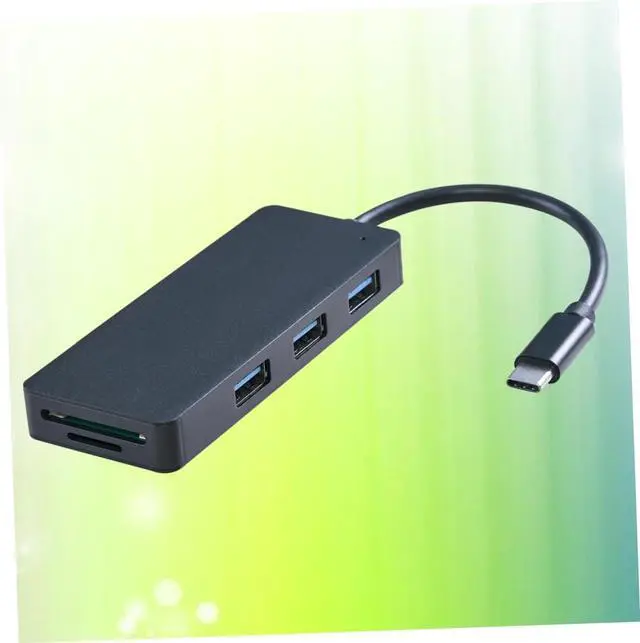 Alt view image 4 of 7 - jojofuny 3pcs 5 1 3 USB -c 1 Ethernet Hub Micro Card Reader Compact Portable Compatible with All Laptops