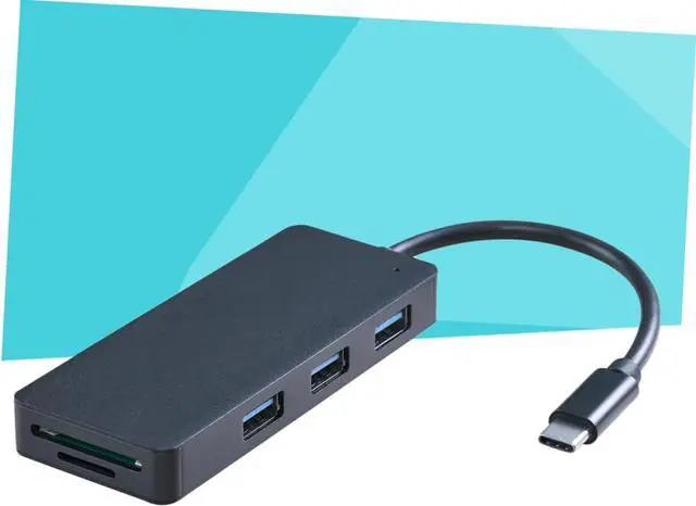 Alt view image 5 of 7 - jojofuny 3pcs 5 1 3 USB -c 1 Ethernet Hub Micro Card Reader Compact Portable Compatible with All Laptops