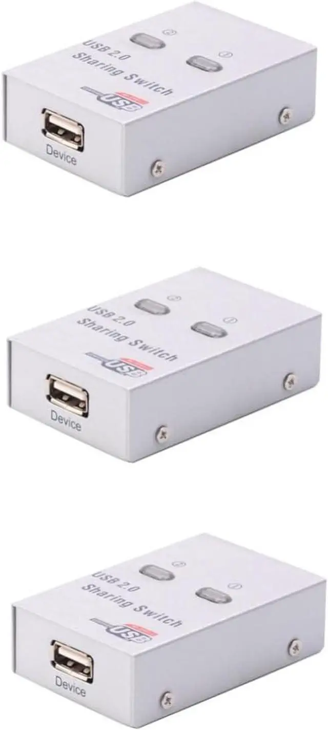 Main image of AGFELO 3pcs USB Powered Printer Scanner Splitter USB Cable Dual Port Sharing Devices Automatic for