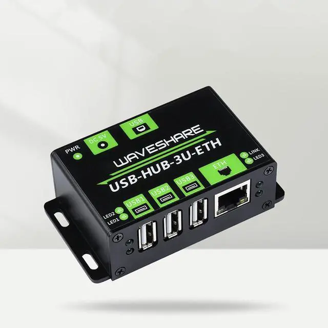 Alt view image 3 of 7 - Industrial USB Hub USB Extender, Onboard RTL8152B Chip, Industrial Grade Ethernet Chip