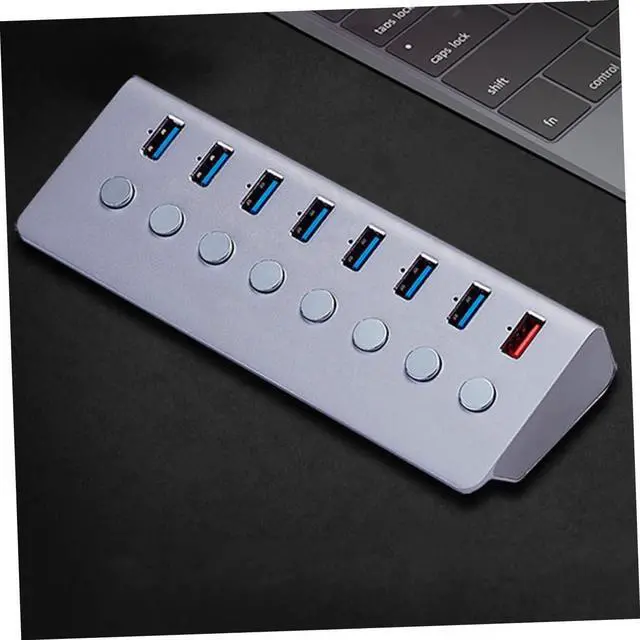 Alt view image 4 of 7 - GAROZATION 1pc Port USB Hub Charging Port Compact USB Splitter for Home Office and Travel Independent for for