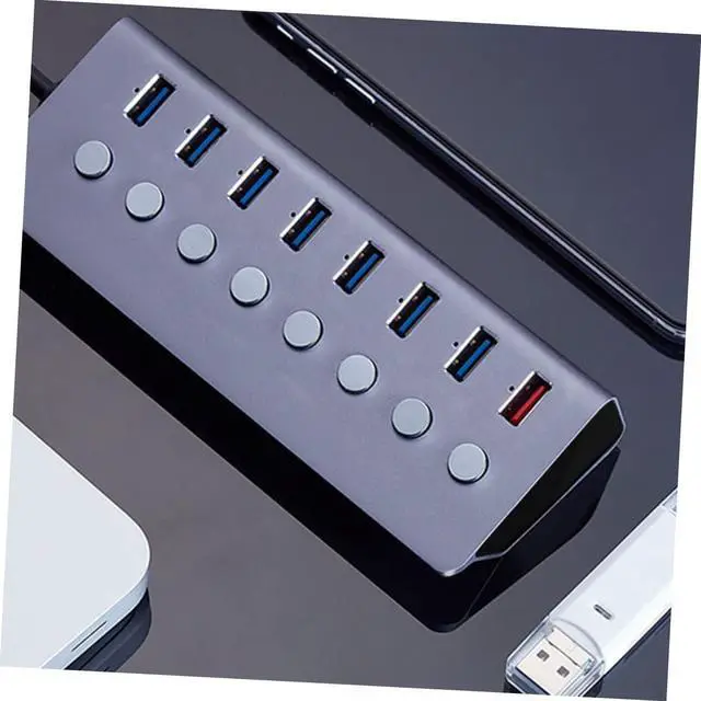Alt view image 6 of 7 - GAROZATION 1pc Port USB Hub Charging Port Compact USB Splitter for Home Office and Travel Independent for for