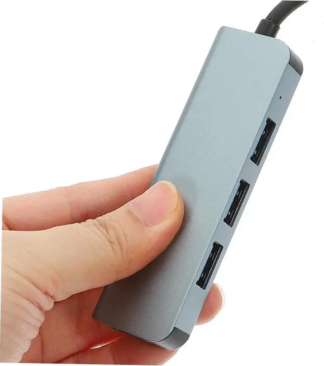 Alt view image 3 of 7 - Uonlytech 5pcs USB Hub USB Multiple Port Hub USB Multiple USB Laptop Extender USB Connectors Aluminum Alloy