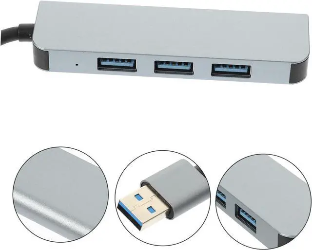 Alt view image 7 of 7 - Uonlytech 5pcs USB Hub USB Multiple Port Hub USB Multiple USB Laptop Extender USB Connectors Aluminum Alloy