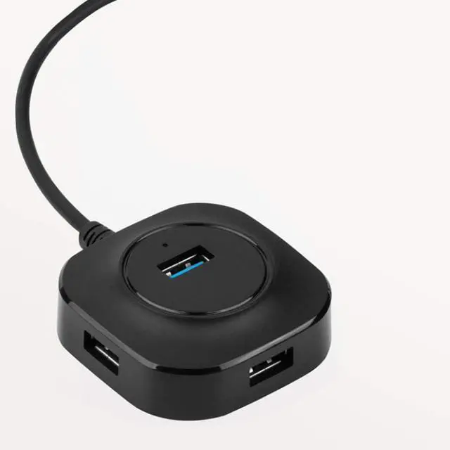 Alt view image 6 of 7 - PGNEX Hub 3.0 Hub 2.0 Multiple Splitter Adapter 4 Port Speed Mini Multiple Hub Extender for PC(USB 3.0 Cable 25cm)