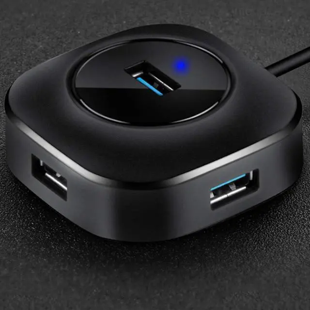 Alt view image 7 of 7 - PGNEX Hub 3.0 Hub 2.0 Multiple Splitter Adapter 4 Port Speed Mini Multiple Hub Extender for PC(USB 3.0 Cable 25cm)