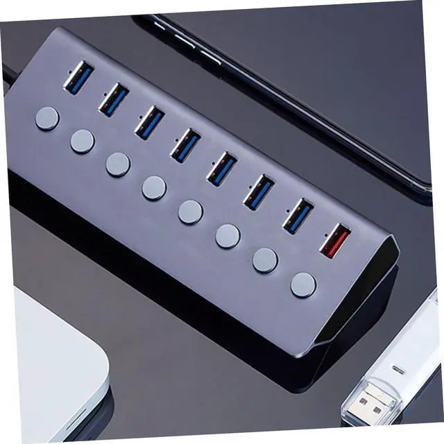 Alt view image 6 of 7 - KICHOUSE 1pc Ports USB Hub Charging Port Practical USB Splitter for and Supports Devices Simultaneously