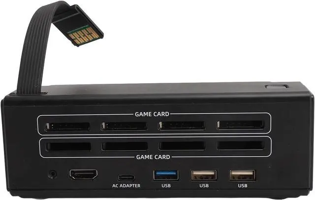 Main image of 8 in 1 USB HUB Docking Station, 4K 30HZ HD Multimedia Interface Adapter with USB2.0 HUBx3 PD3.0 Type C Ports, Portable Charging Stand with Cooling Fan