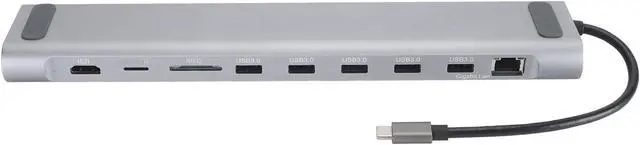 Main image of Type C Docking Station, 3.5mm Audio Interface Type C Hub for Speakers