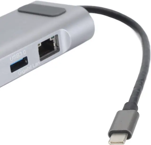 Alt view image 7 of 7 - Type C Docking Station, 3.5mm Audio Interface Type C Hub for Speakers