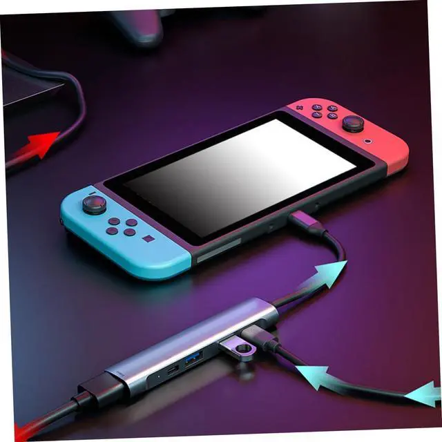 Alt view image 6 of 7 - jojofuny 2pcs Type-c USB Hub USB Ports Compact Expansion Adapter for Laptops and Devices Portable Design for