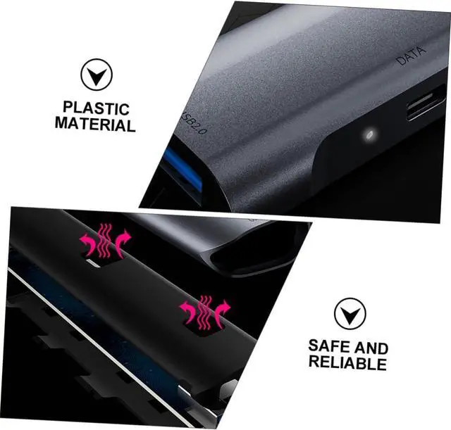 Alt view image 7 of 7 - jojofuny 2pcs Type-c USB Hub USB Ports Compact Expansion Adapter for Laptops and Devices Portable Design for