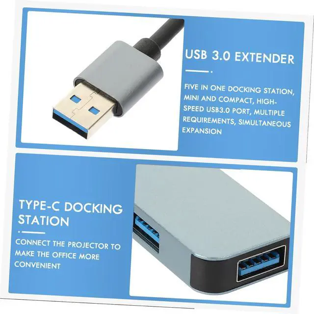 Alt view image 3 of 7 - Artibetter 5pcs USB Additional Ports USB Hub 4 Port Hub for Laptop 3.0 Compatible Multiple Devices