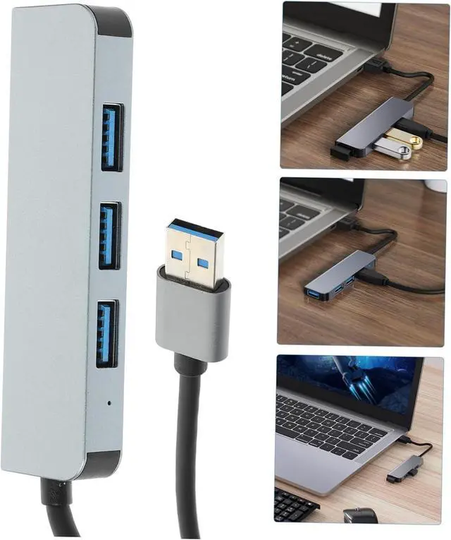 Alt view image 5 of 7 - Artibetter 5pcs USB Additional Ports USB Hub 4 Port Hub for Laptop 3.0 Compatible Multiple Devices