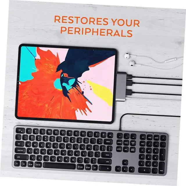 Alt view image 5 of 7 - Artibetter 3pcs Type c USB Hub Pd 3.0 Charging 4k Hub USB 3.0 3.5mm Headphone Jack Universal Laptop Adapter Wc7366