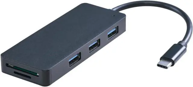 Alt view image 4 of 7 - Uonlytech 3pcs 5 1 5-in-1 USB 3.0 Ports Micro Slots Compact Design Compatible with Laptops USB Ethernet for