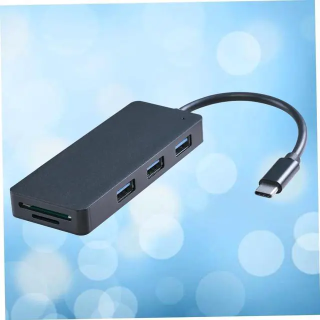 Alt view image 7 of 7 - Uonlytech 3pcs 5 1 5-in-1 USB 3.0 Ports Micro Slots Compact Design Compatible with Laptops USB Ethernet for