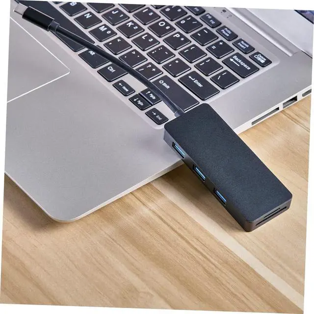 Alt view image 5 of 7 - Uonlytech 3pcs 5 1 5-in-1 USB 3.0 Ports Micro Slots Compact Design Compatible with Laptops USB Ethernet for