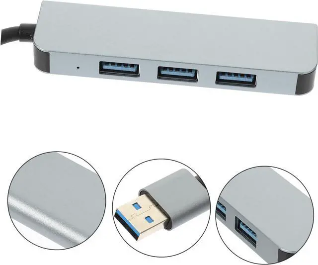 Alt view image 3 of 7 - HEMOTON 5pcs USB Hub Port USB Splitter Adapter for Laptop Desktop Peripherals Lightweight Portable