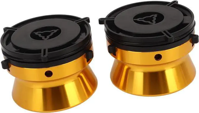 Alt view image 7 of 7 - 1 Pair 10in Polished Aluminium, Polished Aluminium Nab Hub Adapter Nab Hub Adapter Nab Hub Adapter Opener Universal Loading Device Universal Nab Hub Adapter (Gold)