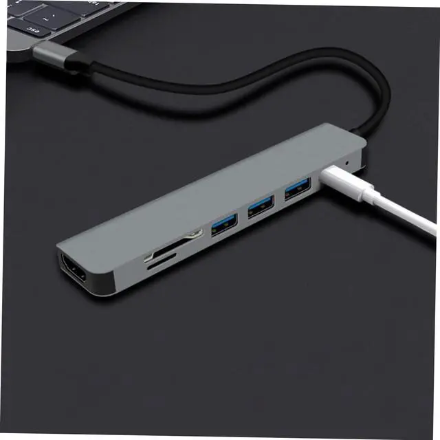 Alt view image 2 of 7 - Mikikit 3pcs USB Hub Type Adapter Data Transfer Portable USB Splitter for Laptop Tablet and Phone