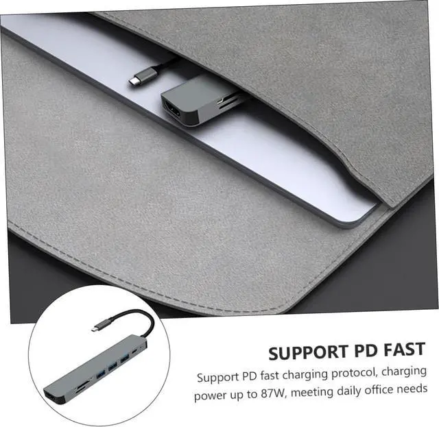 Alt view image 3 of 7 - Mikikit 3pcs USB Hub Type Adapter Data Transfer Portable USB Splitter for Laptop Tablet and Phone