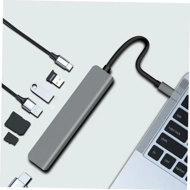 Alt view image 7 of 7 - Mikikit 3pcs USB Hub Type Adapter Data Transfer Portable USB Splitter for Laptop Tablet and Phone