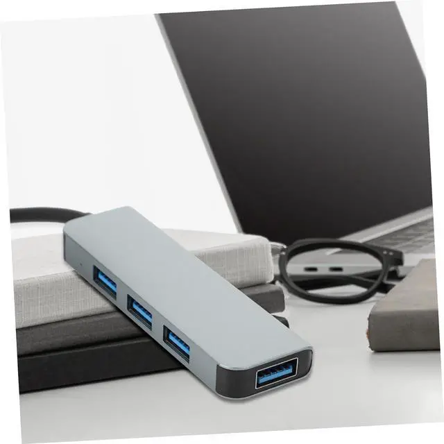 Alt view image 6 of 7 - HEMOTON 5pcs USB Hub Port USB Splitter Adapter for Laptop Desktop Peripherals Lightweight Portable