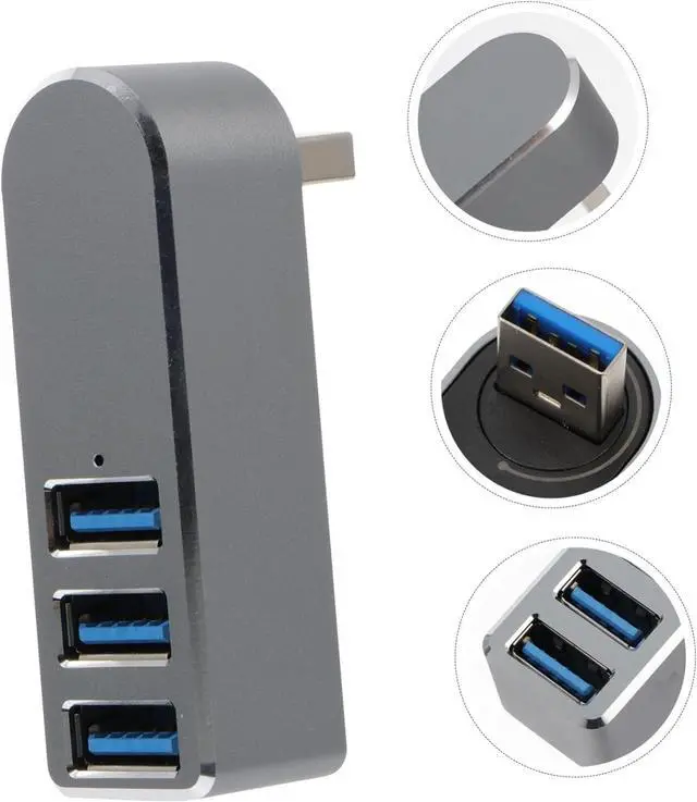 Alt view image 3 of 7 - Uonlytech 3pcs USB Hub for Phone USB Hub External Powered Portable Data Splitter Charger