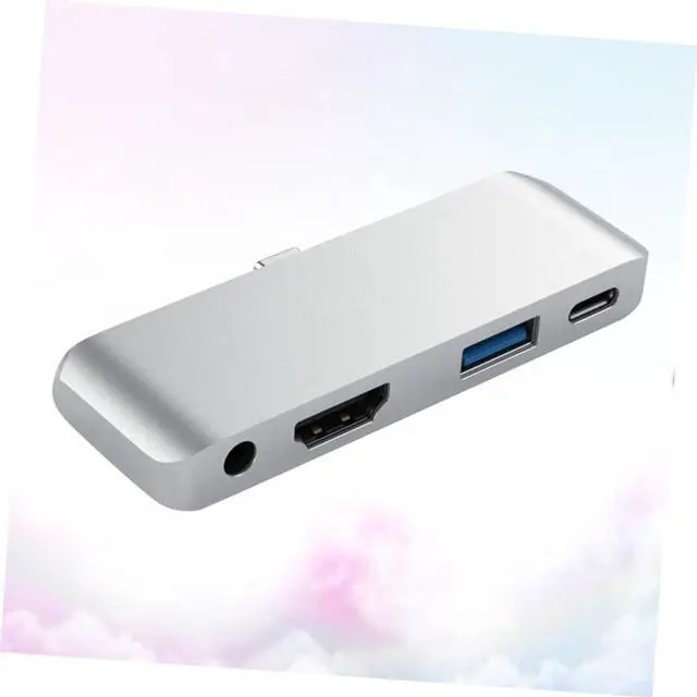 Alt view image 2 of 7 - Uonlytech 2pcs USB-c Pd Charging Hub Adapter 4k Hub USB 3.0 3.5mm Headset for Laptop