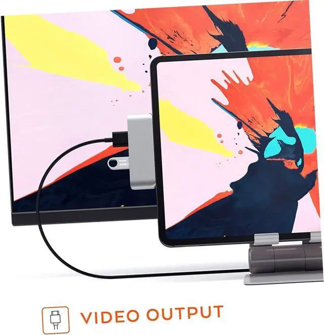 Alt view image 5 of 7 - Uonlytech 2pcs USB-c Pd Charging Hub Adapter 4k Hub USB 3.0 3.5mm Headset for Laptop