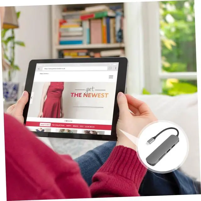 Alt view image 3 of 7 - Uonlytech 3pcs c to 4 3.0 Ports Data Hub Portable Hub OTG Expansion Adapters for Laptop and Phone