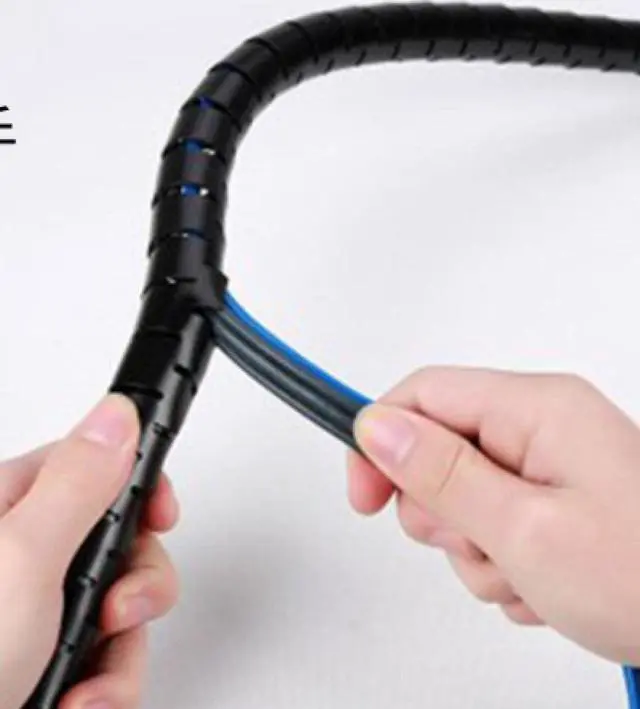 Alt view image 2 of 7 - Winding TubeTube Cable Protector,Silicone Spiral Tube,Wiring Tube, Soft Protective casing-3 * 5mm*1m (Color : 6 * 8mm*1m)