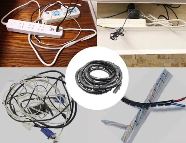 Alt view image 5 of 7 - Winding TubeTube Cable Protector,Silicone Spiral Tube,Wiring Tube, Soft Protective casing-3 * 5mm*1m (Color : 6 * 8mm*1m)