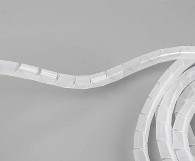 Alt view image 5 of 7 - Winding TubeTube Cable Protector,Silicone Spiral Tube,White Silica Gel Winding Tube, Silicone Spiral Tube, Wrapper Tube, Soft Protective casing-5 * 7mm*1m (Color : 8 * 10mm*1m)