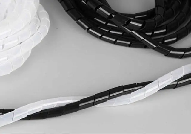 Alt view image 2 of 7 - Winding TubeTube Cable Protector,Silicone Spiral Tube,White Silica Gel Winding Tube, Silicone Spiral Tube, Wrapper Tube, Soft Protective casing-5 * 7mm*1m (Color : 8 * 10mm*1m)