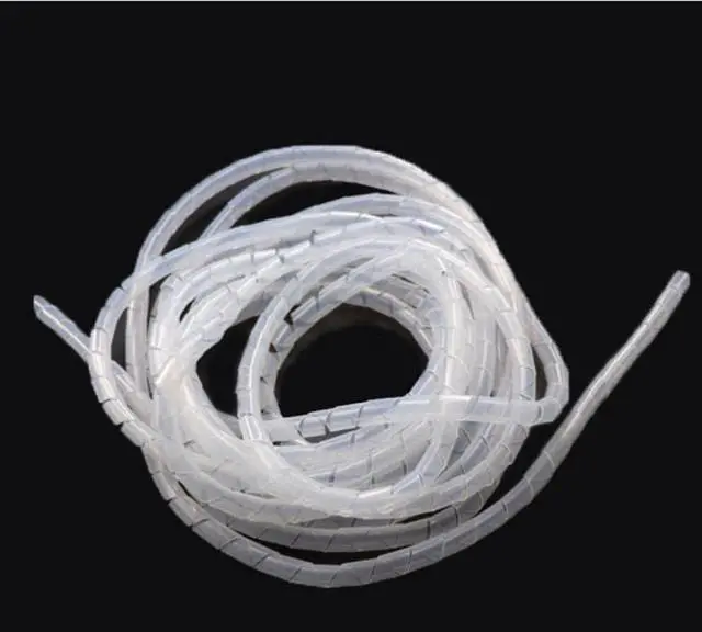 Alt view image 4 of 7 - Winding TubeTube Cable Protector,Silicone Spiral Tube,White Silica Gel Winding Tube, Silicone Spiral Tube, Wrapper Tube, Soft Protective casing-5 * 7mm*1m (Color : 8 * 10mm*1m)