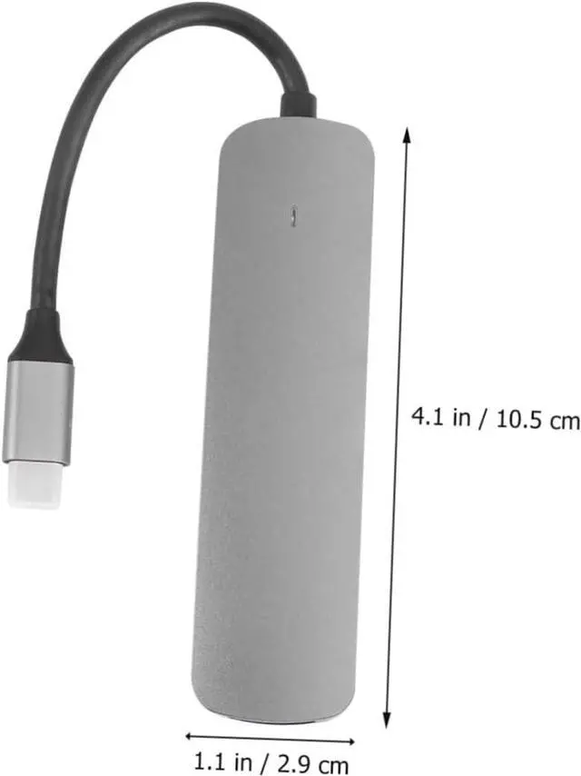 Alt view image 6 of 7 - HEMOTON 2pcs Type-c USB Hub Port Splitter USB Adapter for Laptop Supports Data Transmission Connects Hard