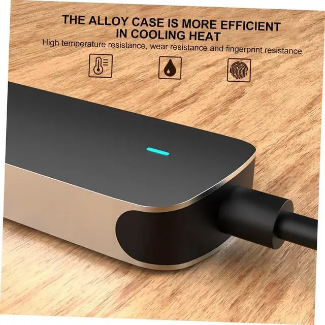 Alt view image 7 of 7 - HEMOTON 2pcs Type-c USB Hub Port Splitter USB Adapter for Laptop Supports Data Transmission Connects Hard