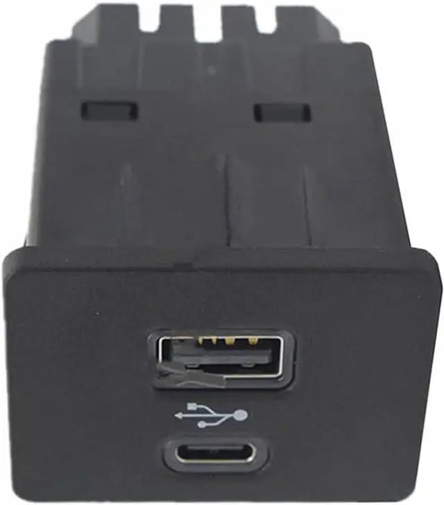 Main image of for Ford Focus Lincoln SYNC 3 Type-C+USB Dual Media HUB Box Module Storage Box USB Charging Port LB5T-14F014-CB