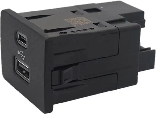 Alt view image 2 of 6 - for Ford Focus Lincoln SYNC 3 Type-C+USB Dual Media HUB Box Module Storage Box USB Charging Port LB5T-14F014-CB