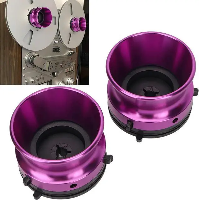 Alt view image 2 of 7 - Lockable Nab Hub Adapters Universal Loading Device 10 Inch Opener for Studer, Purple Aluminum Alloy