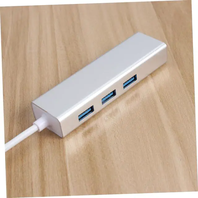 Alt view image 2 of 7 - Gatuida 3pcs USB Data Hub with Mbps Ethernet Adapter Ports Type for Pc Laptop and Setup Fast Data Transfer