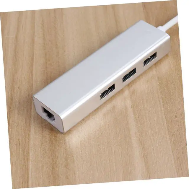 Alt view image 5 of 7 - Gatuida 3pcs USB Data Hub with Mbps Ethernet Adapter Ports Type for Pc Laptop and Setup Fast Data Transfer