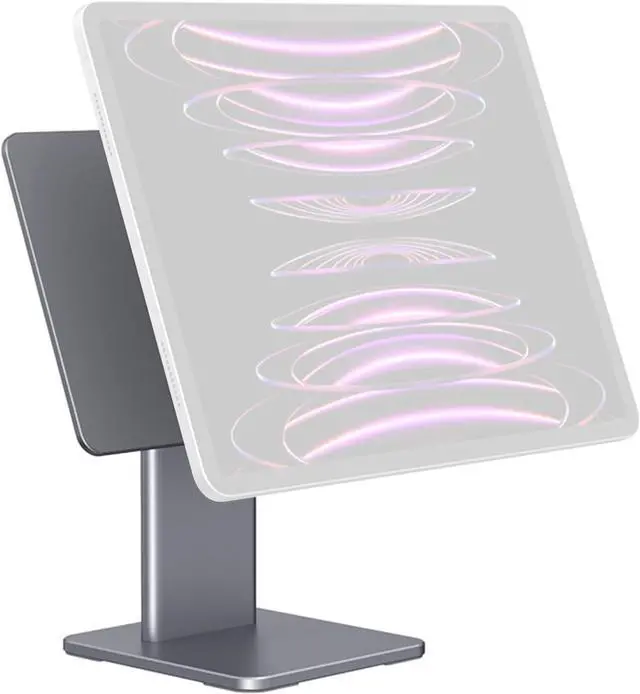 Main image of HUIOP 6 in 1 Hub Multifunctional Magnetic Stand for Pro 11-inch for 10.9 inch 360°Rotation 80°Tilt Card Reader 4K@60Hz HD 5Gps USB 60W PD 3.5mm Audio,Magnetic Stand