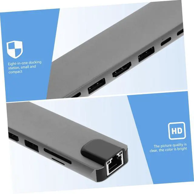 Alt view image 2 of 7 - TEHAUX 3pcs Professional Type-c USB Hub Computer Docking Station USB to c Adapter Laptop Dock Type Adapter