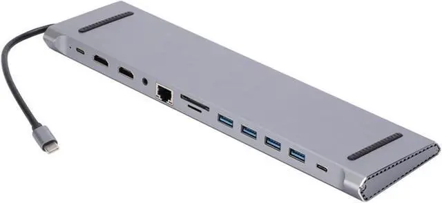 Alt view image 6 of 7 - Type C Adapter for Laptop, 12 in 1 Docking Station for Laptop, 5.0 Gbps HD Port Expander Computer Accessories Docking Station for Laptop Plug and for Laptops Pochy