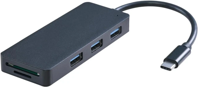 Alt view image 7 of 7 - Hemobllo 3pcs USB Hub Type-c Ports and Micro Memory Card Interface for PC Connectors to USB